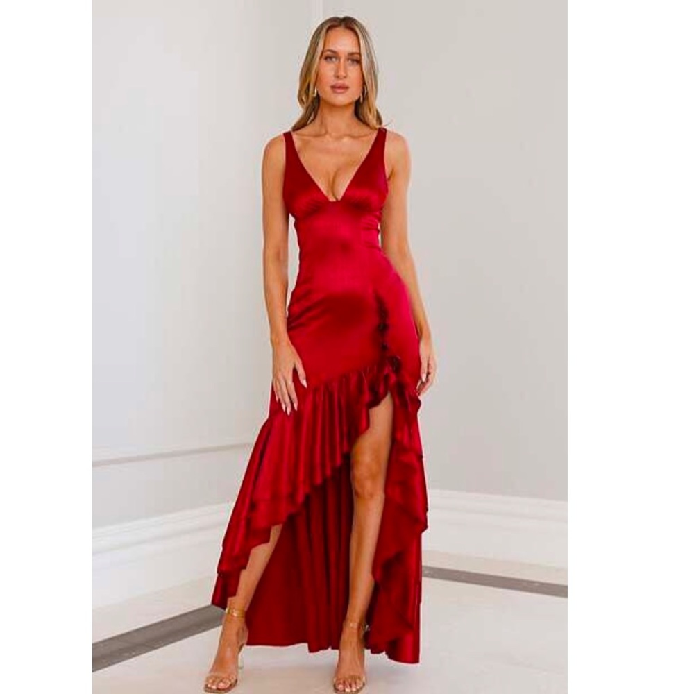 Twilight Maxi dress maroon